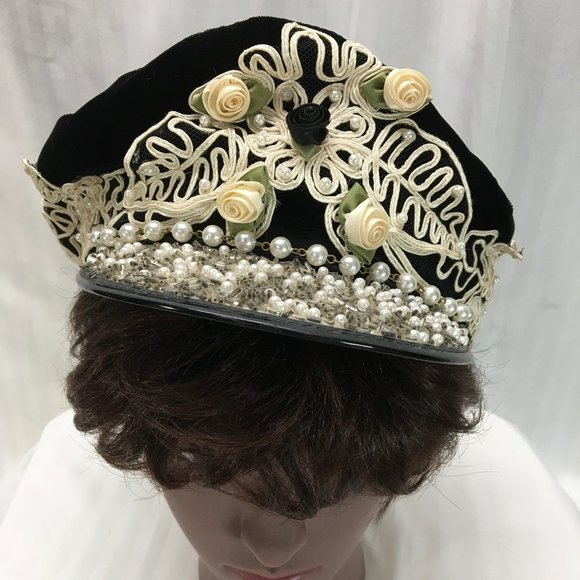Black Velvet Hooray Henri Captain Cap main image 4
